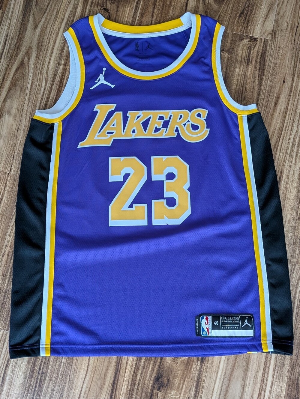 Authentic LeBron Lakers Swingman  Jersey